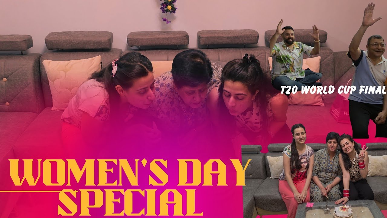 Women's Day Special with T20 World cup finals #manvy #womensday #t20worldcup #worldcupfinal #vlog 