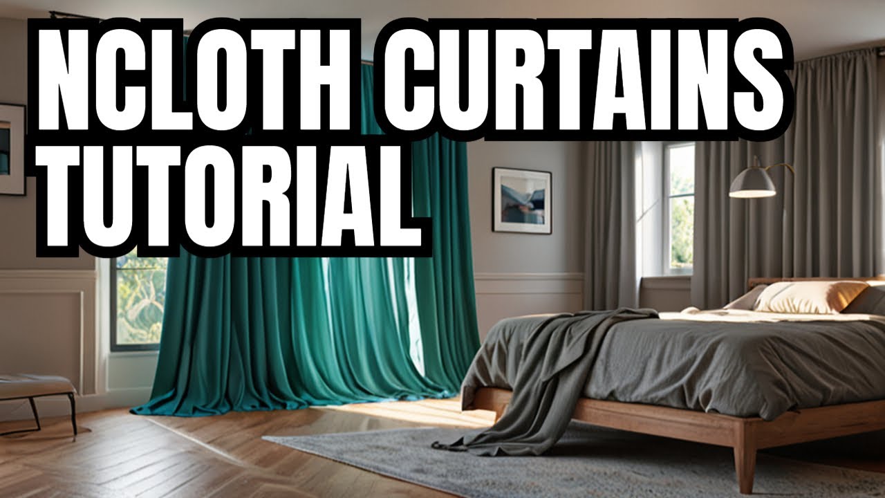 How to Create Realistic Curtains In Maya Using Ncloth | Maya 2023