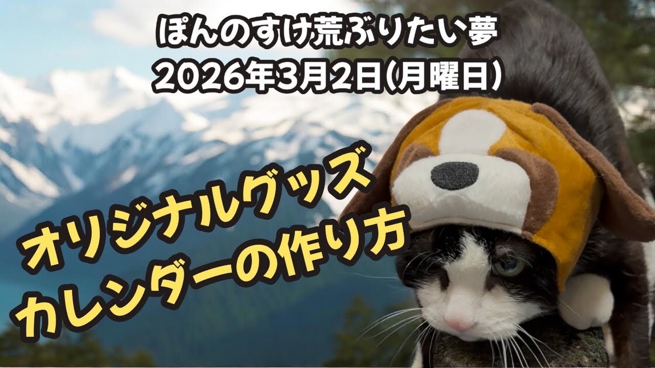 今日のぽんのすけ荒ぶりたい夢 2026年3月2日(月曜日) セントバーナード #cat #ねこ #保護猫 