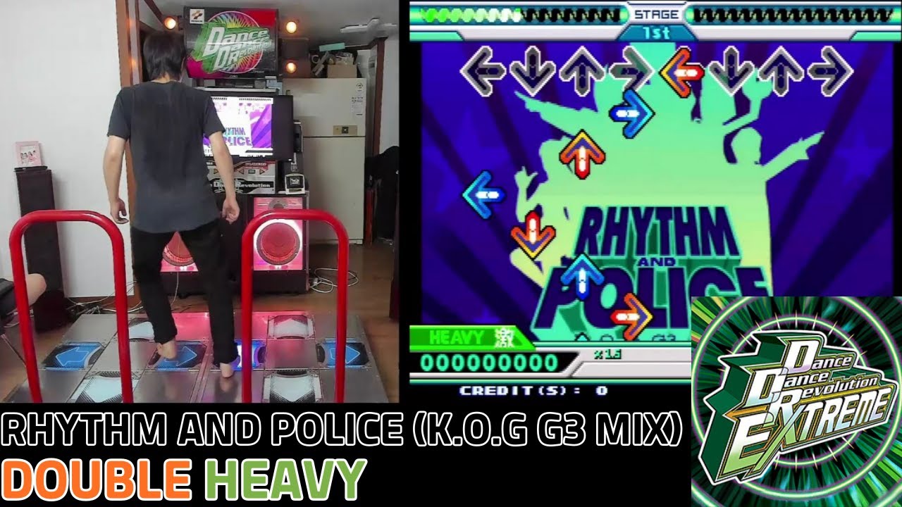 HN!! DDR EXTREME - RHYTHM AND POLICE (K.O.G G3 MIX) [DOUBLE HEAVY]