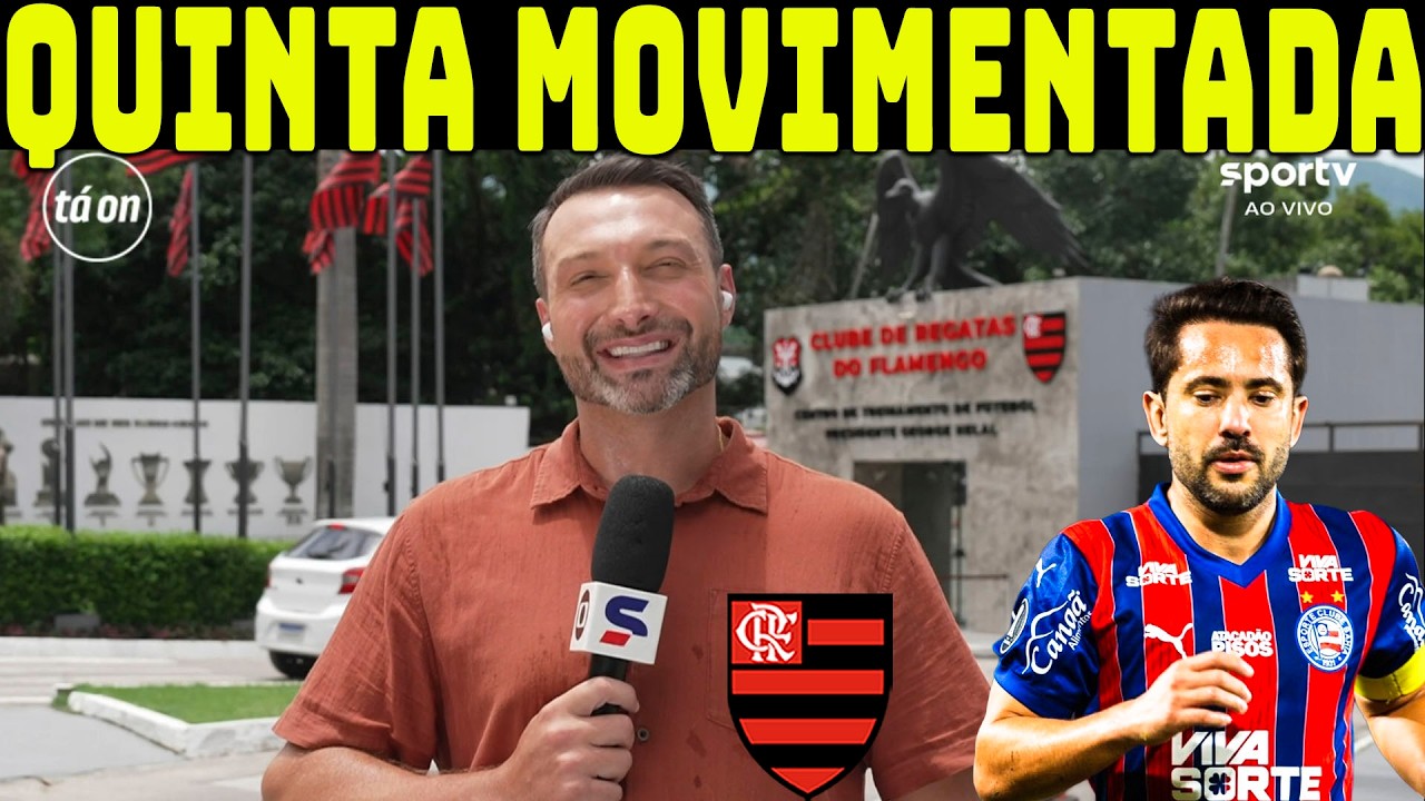 ACABOU DE SAIR! FLAMENGO EM BUSCA DE NOVO ATACANTE NO MERCADO! DIA AGITADO!