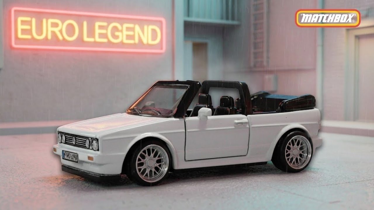 Matchbox VW Golf Mk1 Cabriolet, сделанный правильно!