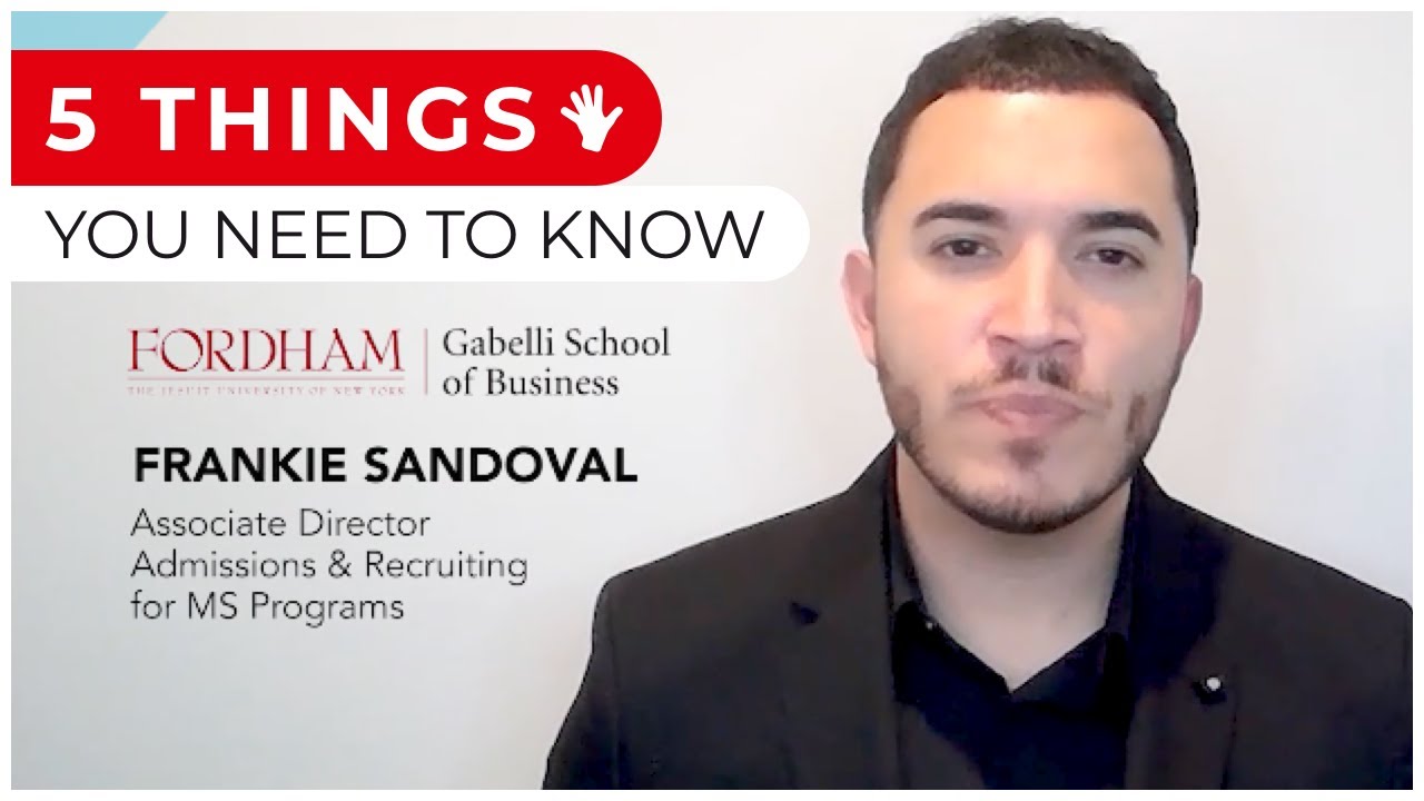 5 Things You Need To Know about Fordham University's Gabelli School of Business