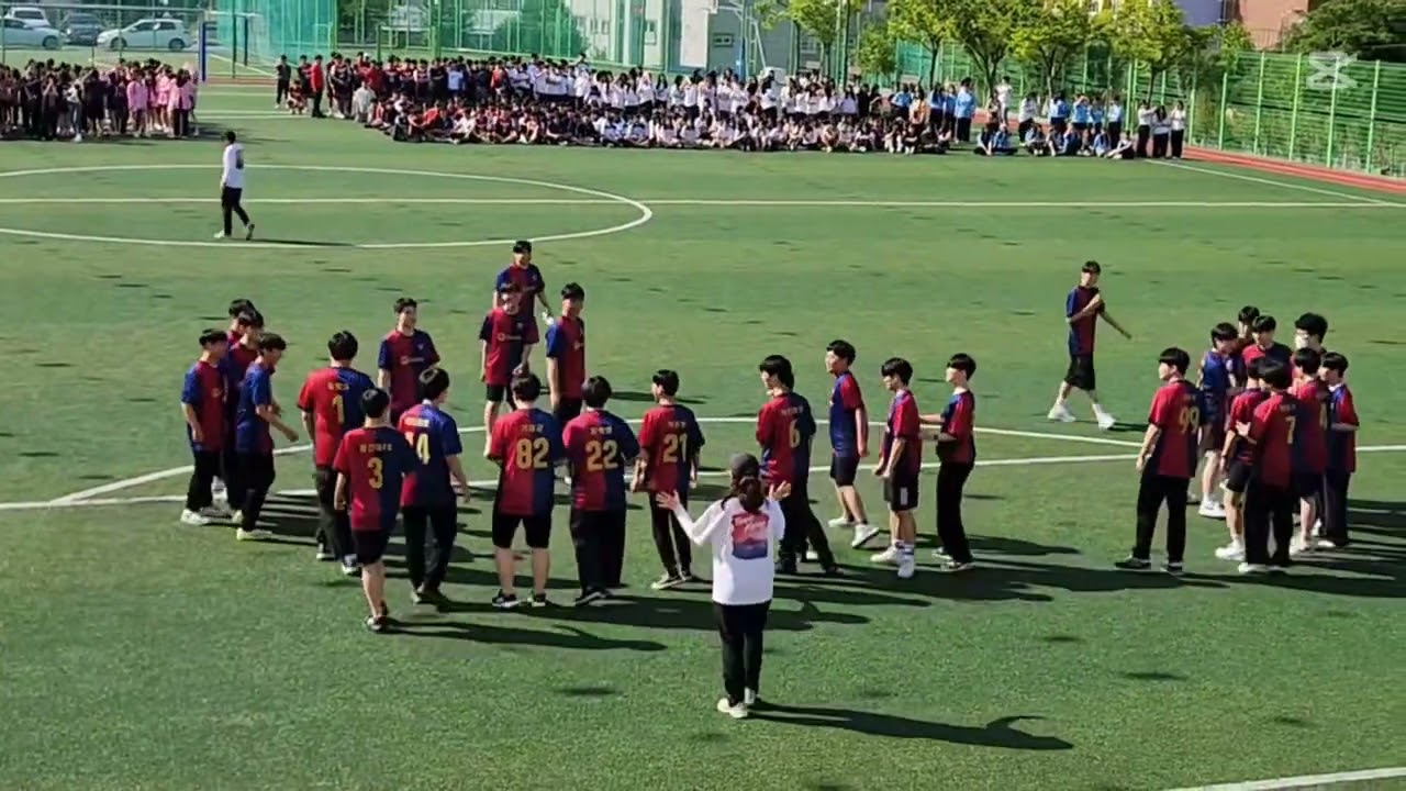2025년 우송고 체육한마당 2학년 입장식(2025.05.19.)