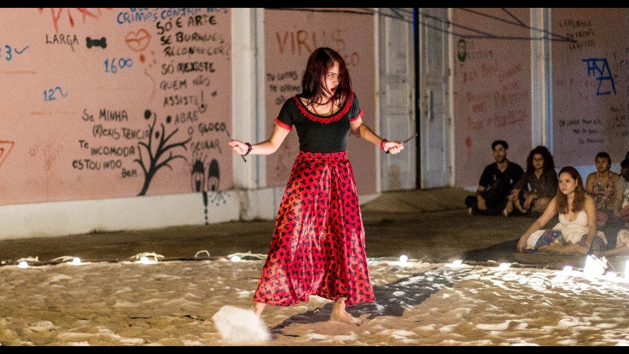 Atriz Eduarda Ferreira - Maria Navalha (Mitos 2018 Escola de Teatro e Dança da UFPA)