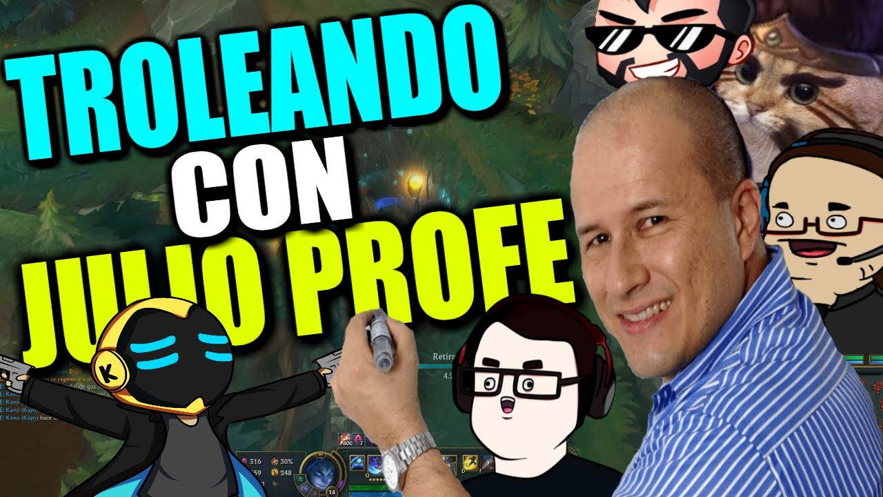 JUGAMOS CON JULIO PROFE Y LE ENSEÑAMOS A TROLEAR! FACILITO EN EL CHAT