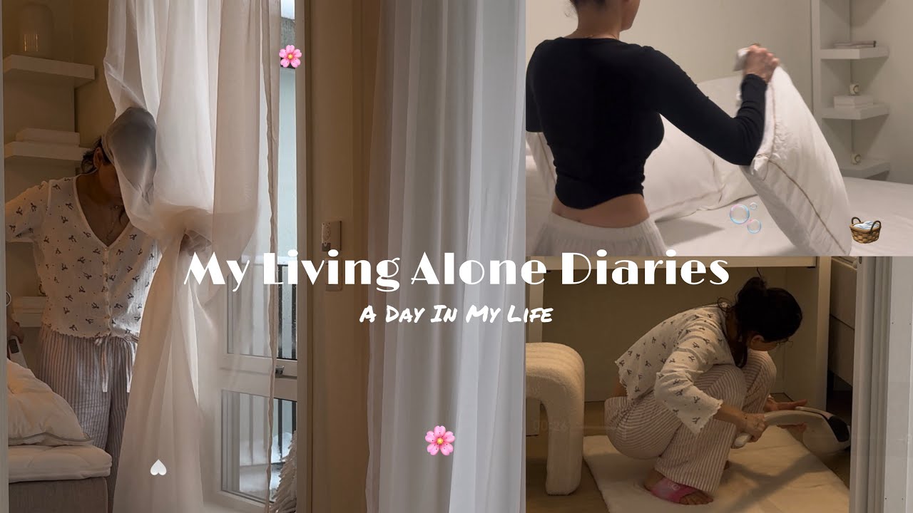 My Living Alone Diaries | A productive day in my life, deep cleaning, shopping, unboxing, working...