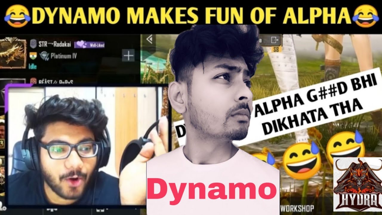 ALPHA | DYNAMO MAKES FUN OF ALPHA😎 | FUNNY MOMENTS | HYDRA ARMY