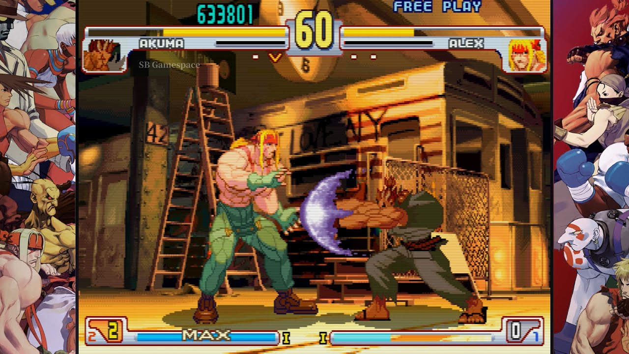 Akuma vs Alex - Street Fighter III: 3rd Strike