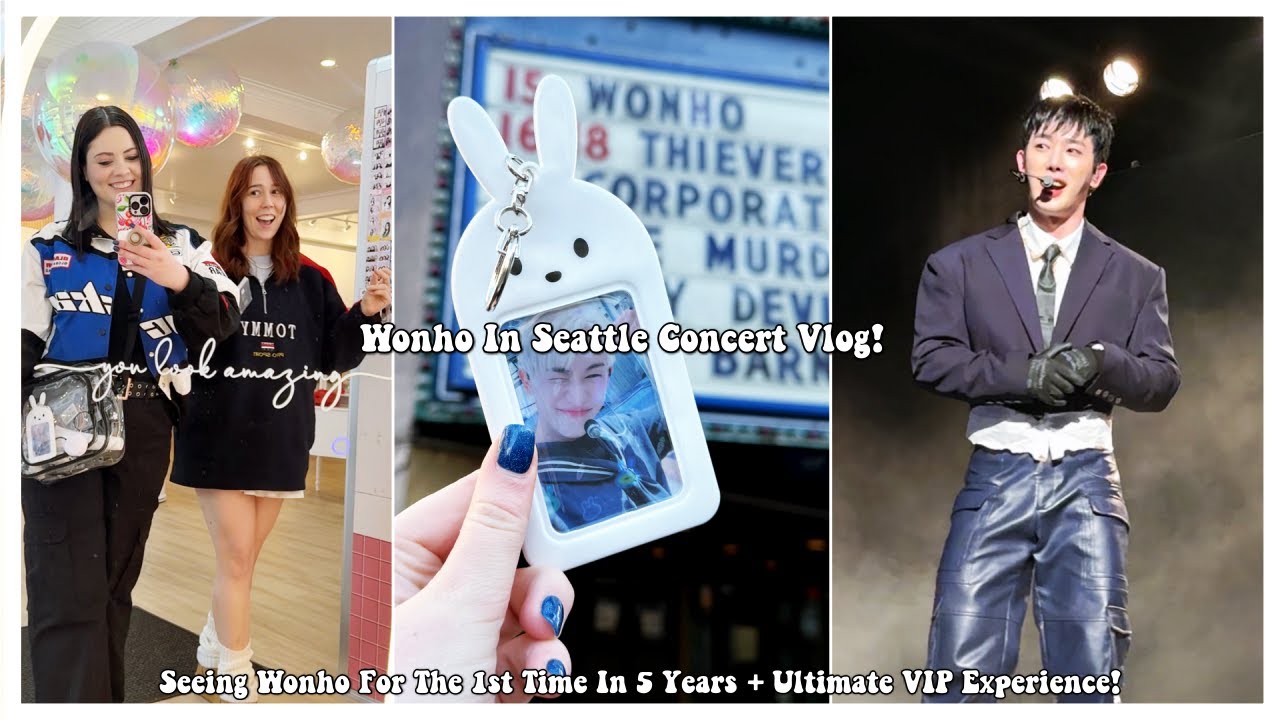 Wonho In Seattle Concert Vlog! ✰ Seeing Wonho For The 1st Time In 5 Years + Ultimate VIP Experience!