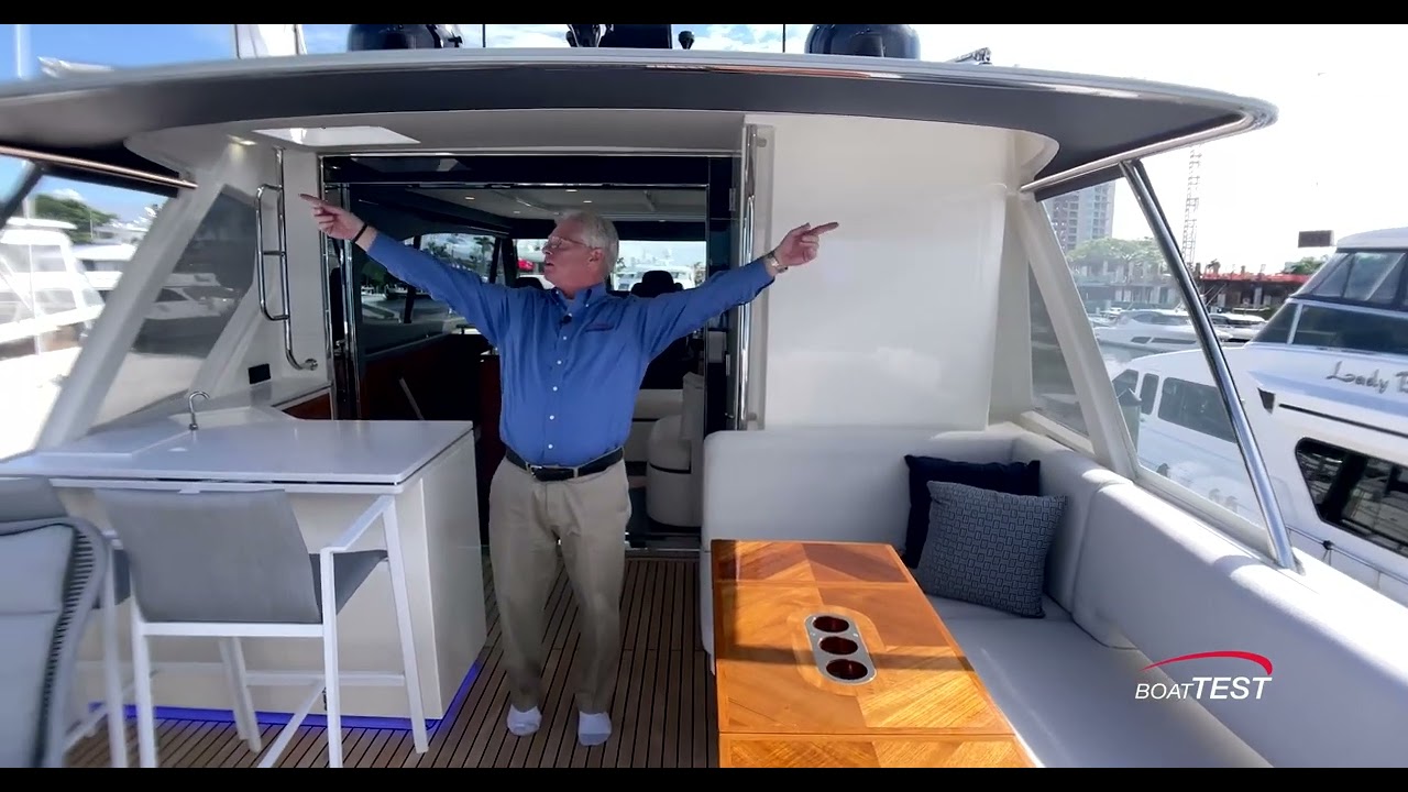 Boattest.com Riviera 78 Motor yacht Features Review