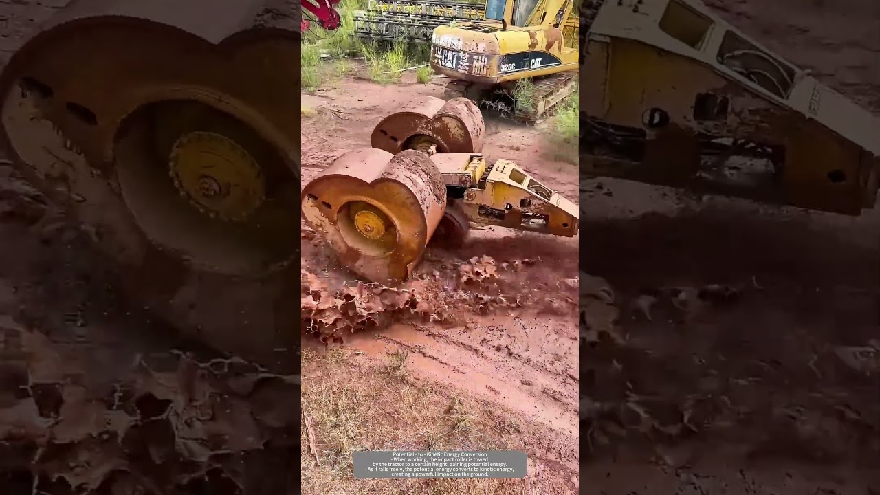 17T Impact Roller Compacting Process !