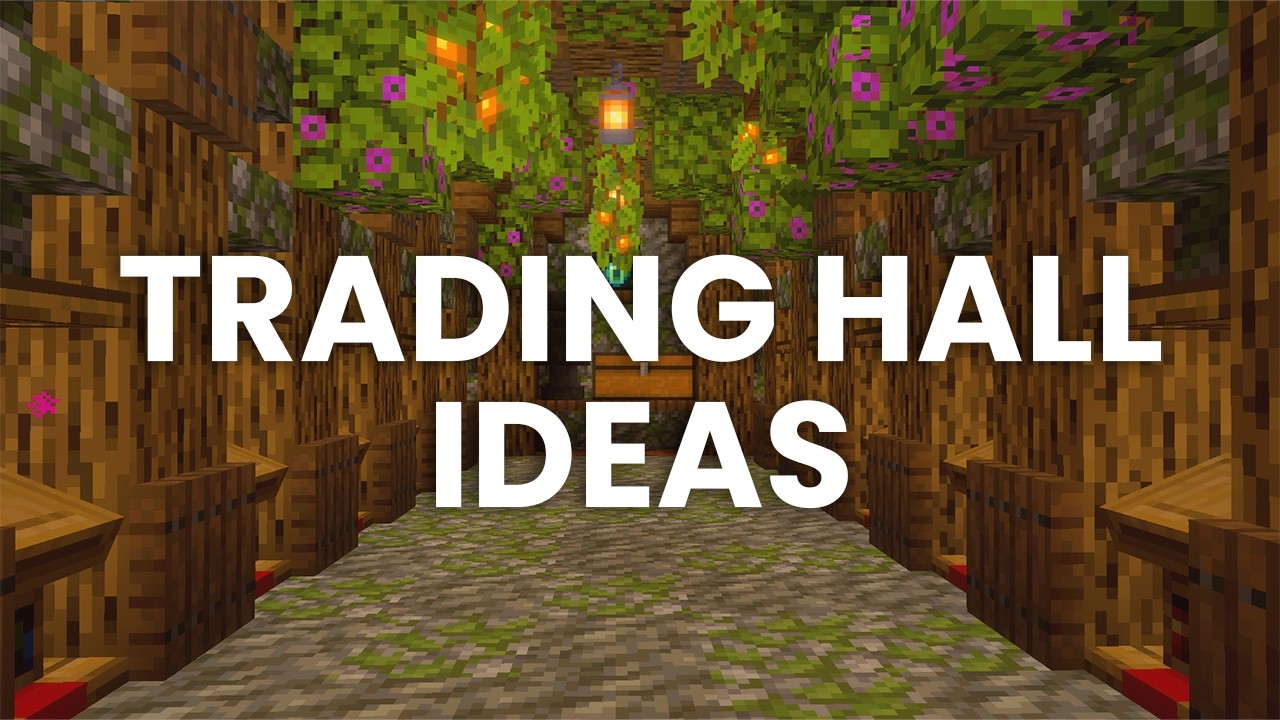 5 простых идей для торгового зала в Minecraft!