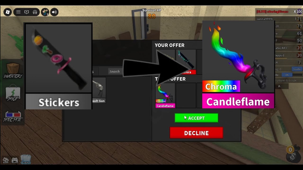 Common to Chroma | Murder Mystery 2 Trading