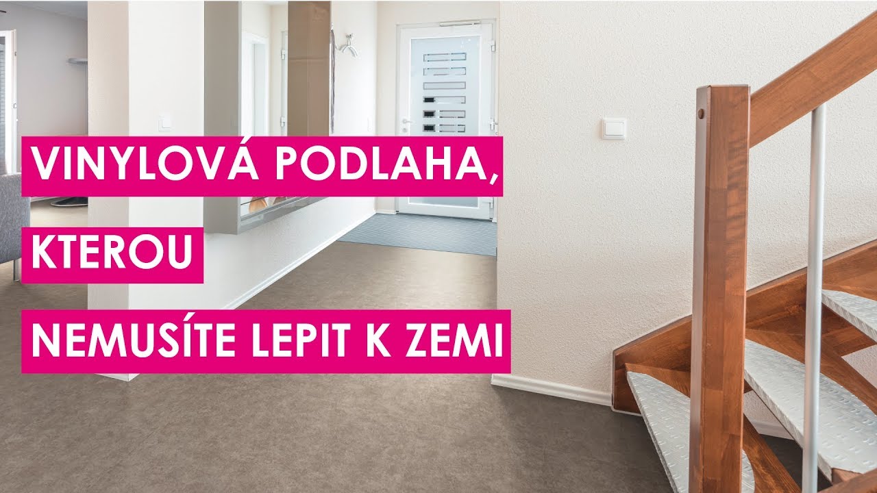 Vinylová podlaha, kterou nemusíte lepit k zemi