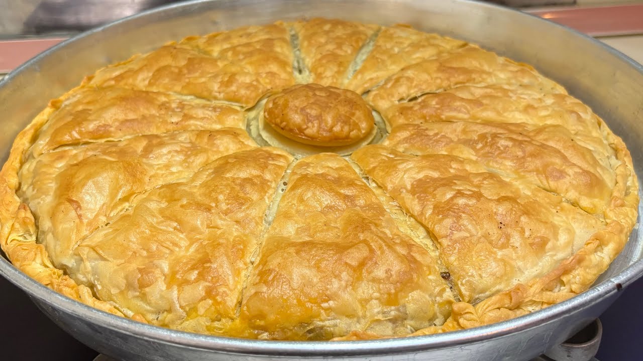 Pırasalı Arnavut Böreği 💯 Kolay El Açması Orjinal Arnavut Böreği Nasıl Yapılır/Börek Tarifleri 
