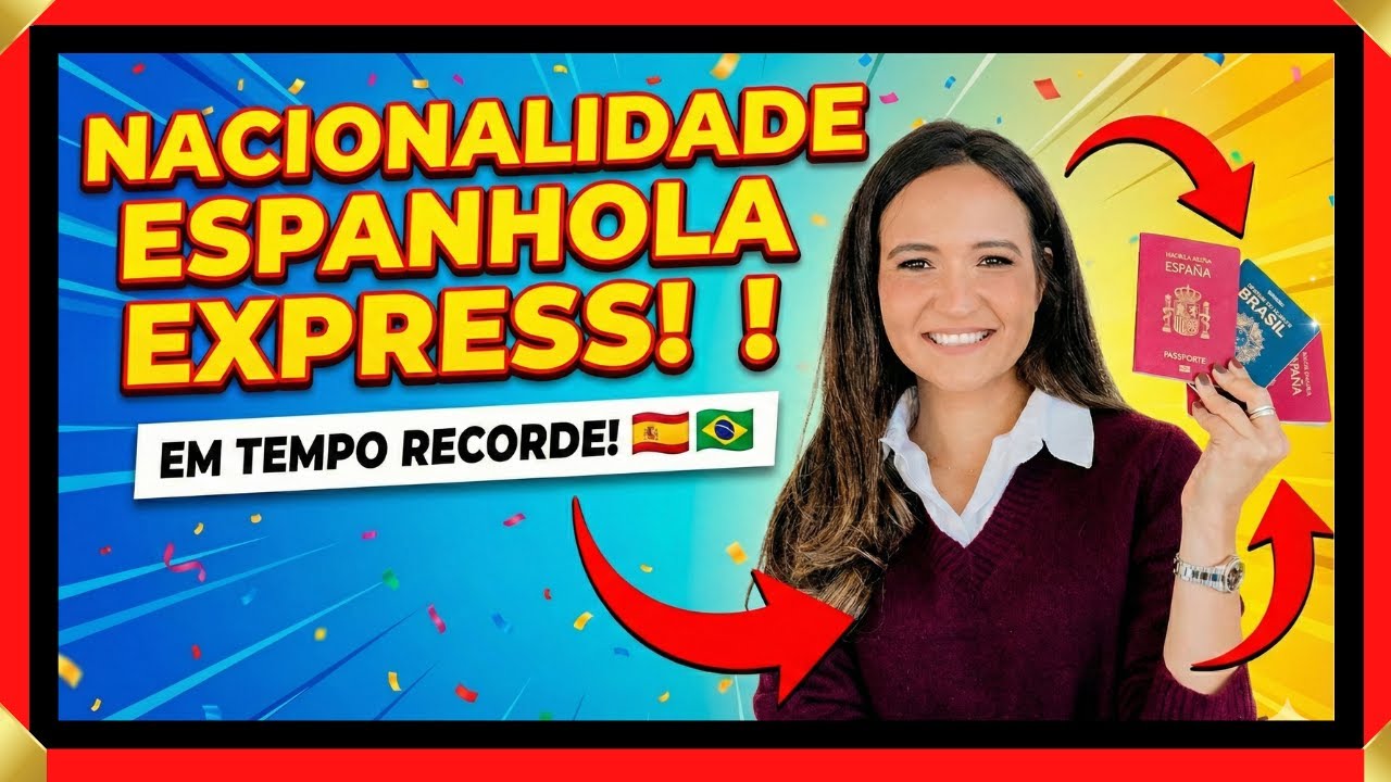 ⏰Consiga sua Cidadania Espanhola em tempo RECORD para Brasileiros⏰