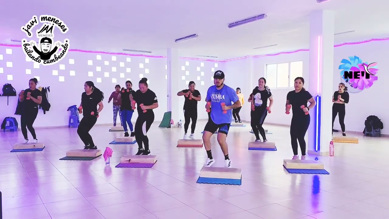 🎶 Cumbia Fitness con Step | Zumba Cardio para Sudar Rico 