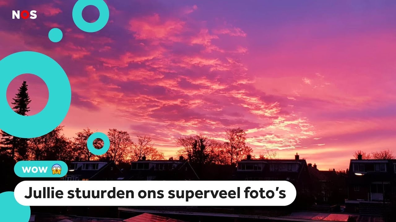 Prachtige zonsopkomst in Nederland