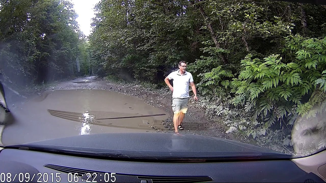 Путешествие глазами видео регистратора. Архыз - Курджиново. Видео 2