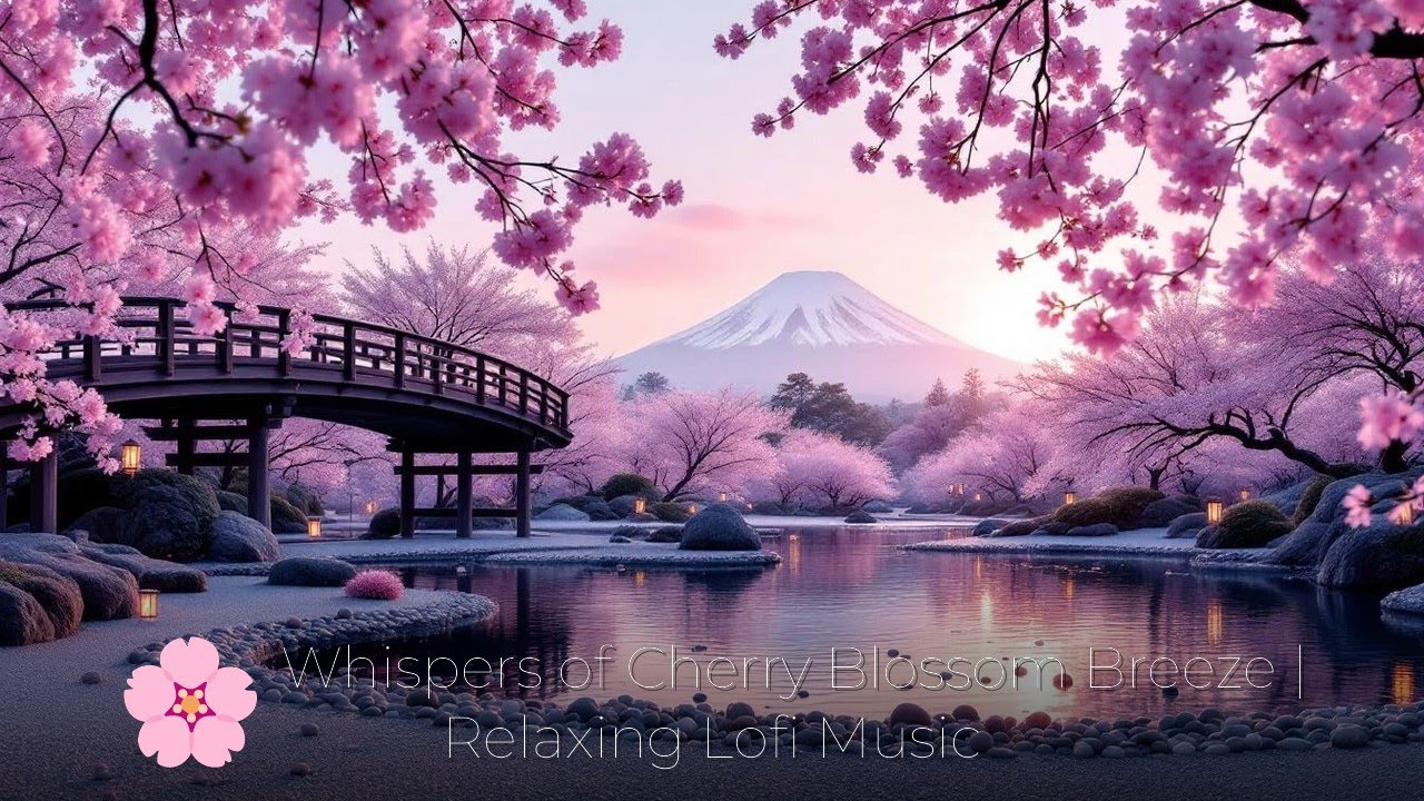 🌸 Whispers of Cherry Blossom Breeze | Relaxing Lofi Music