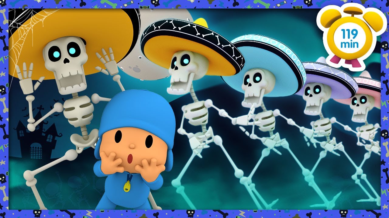 💀 POCOYO em PORTUGUÊS do BRASIL - As Caveiras Saem De Seu Túmulo [119 min] DESENHOS ANIMADOS
