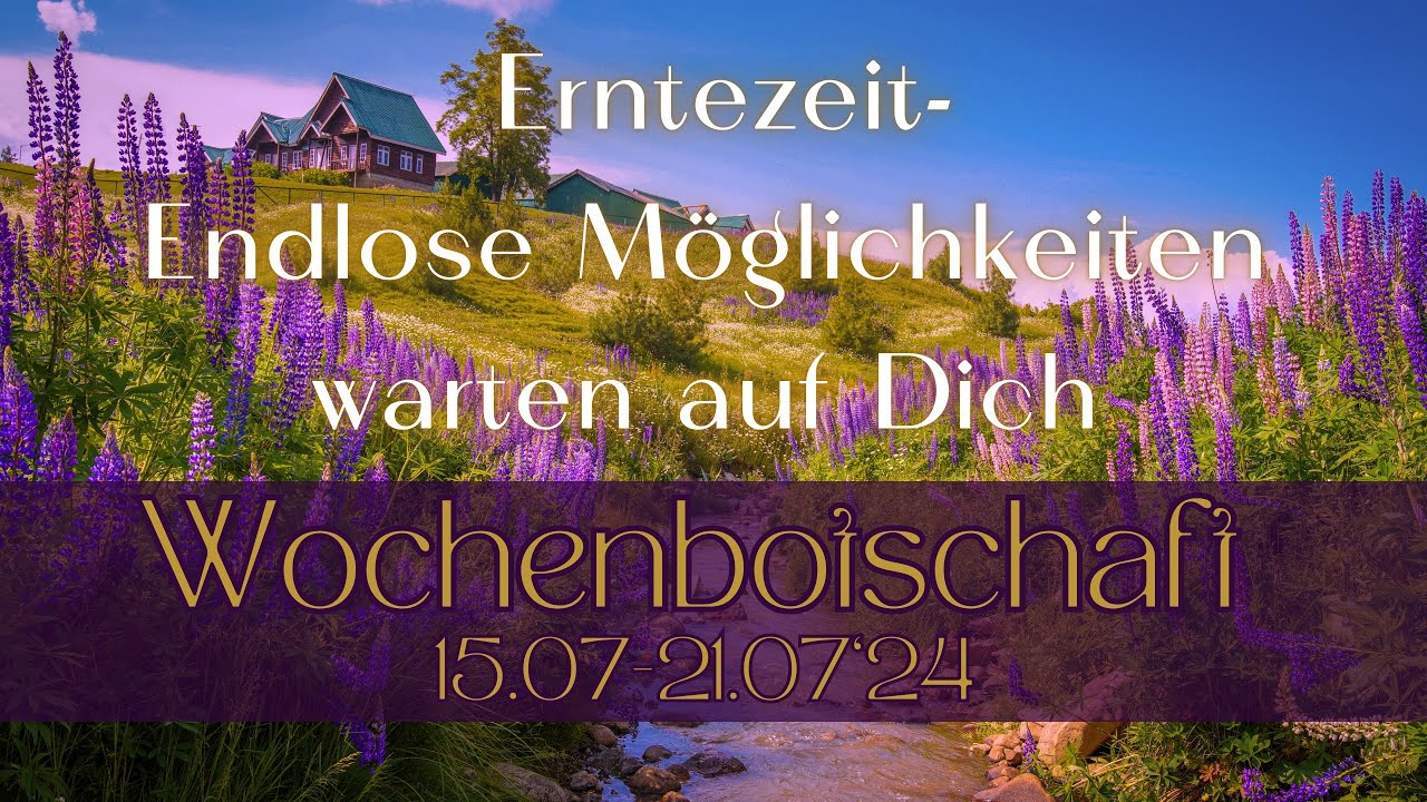 Erntezeit - endlose Möglichkeiten warten auf Dich 💐💎🤩  #wochenbotschaft