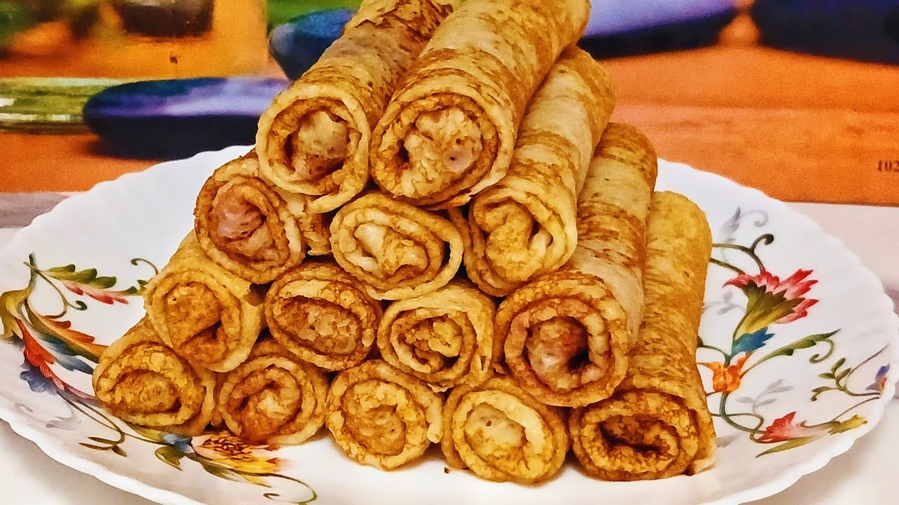 🍒🥞Блины с вишней без соды и без дрожжей. РЕЦЕПТ БЛИНОВ ПРОВЕРЕНЫЙ ГОДАМИ. Тонкие блинчики в дырочку.