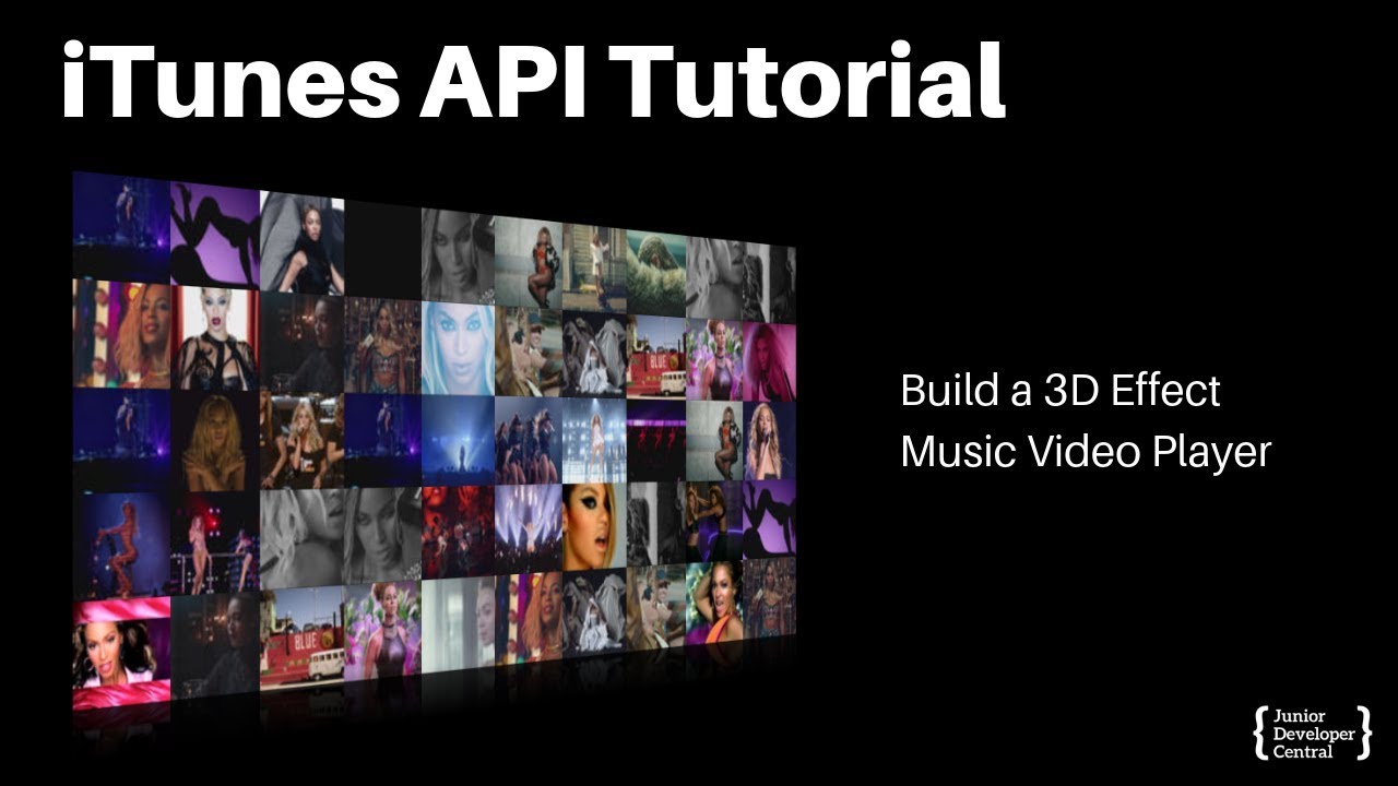 iTunes API Tutorial: Creating a 3D effect Music Video Player
