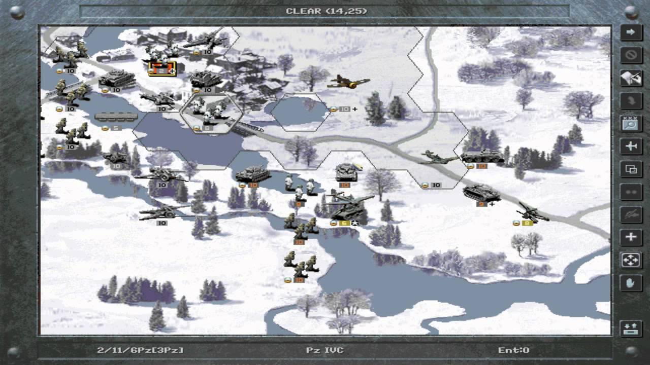 Panzer General 2 Blitzkrieg Campaign #3 (unit loss 0 enemy units all enemy unitsdestroyed)