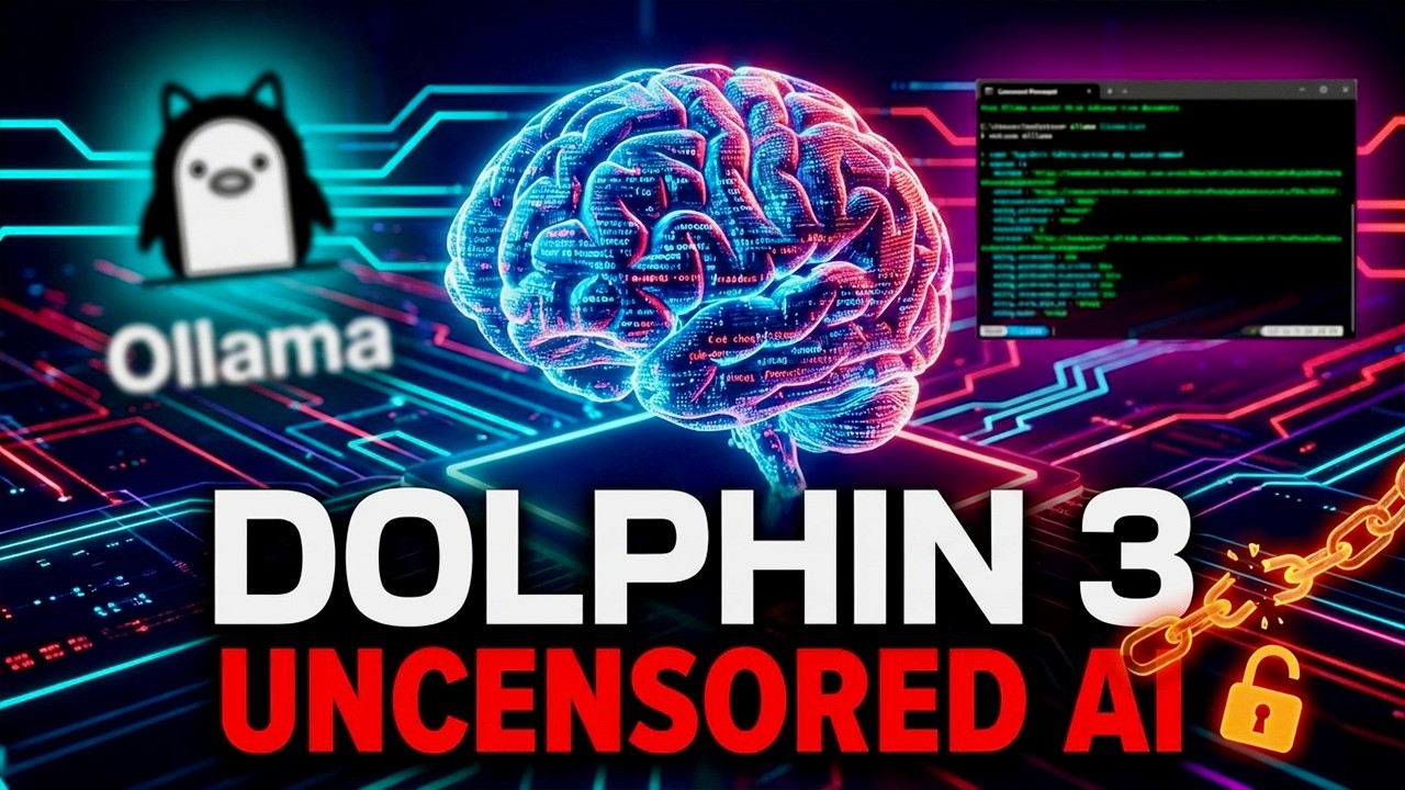 Как запустить нецензурированный ИИ локально | Dolphin 3 LLM Ollama
