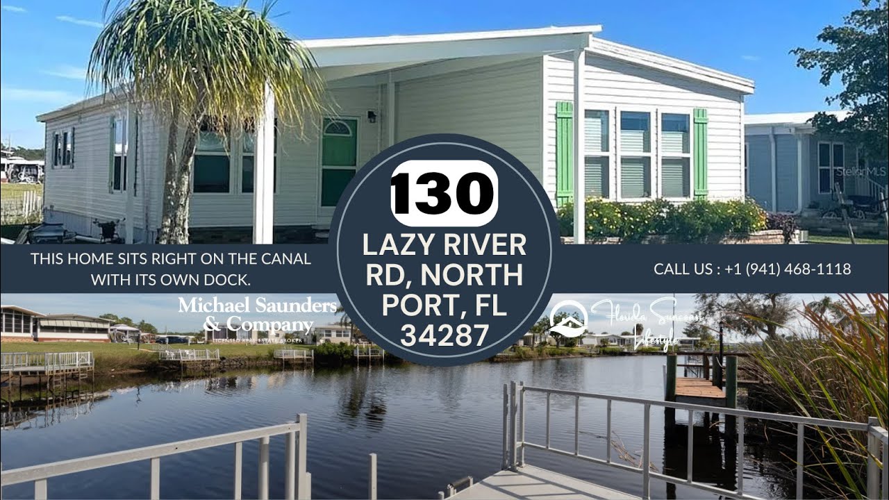 Экскурсия по домам на набережной | 130 Lazy River Rd с причалом и великолепной верандой