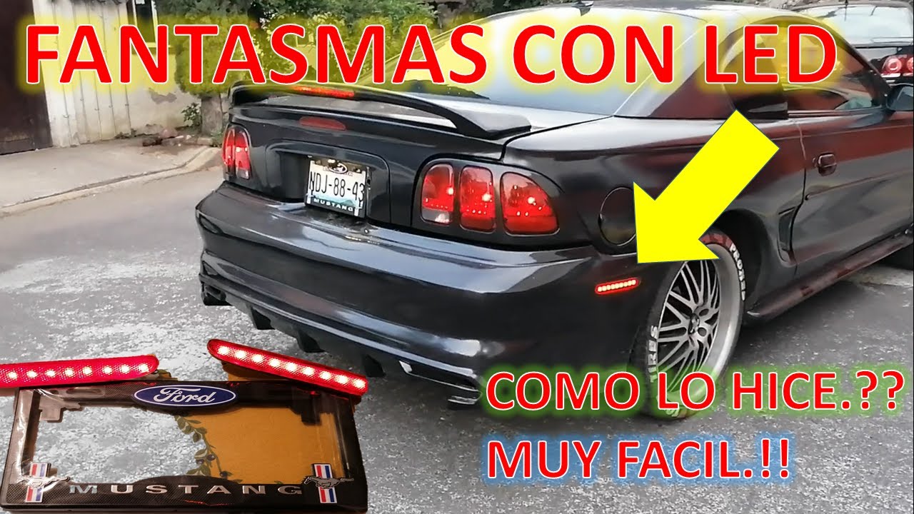 COMO PONER LED EN LOS FANTASMAS DE LA DEFENSA Y PORTA PLACA NUEVA EL WATCHAZO