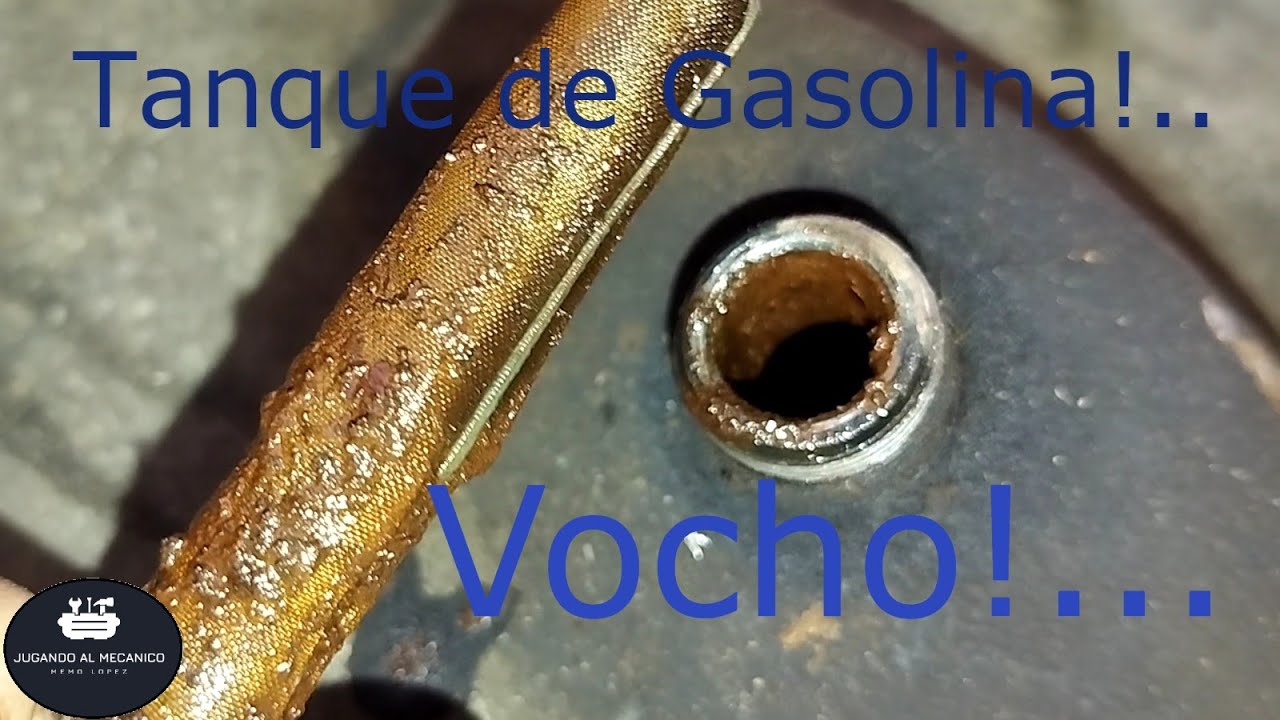 Tanque de Gasolina Vocho, Filtro y líneas de Combustible.