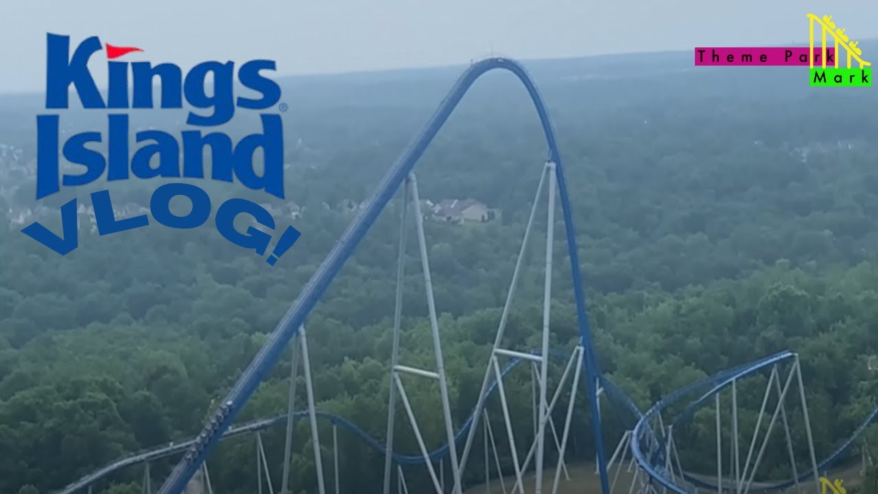 Kings Island Vlog! (Part 2/2) - Night Rides! Stuck On Beast + Fireworks & Drone Show! - June 2024