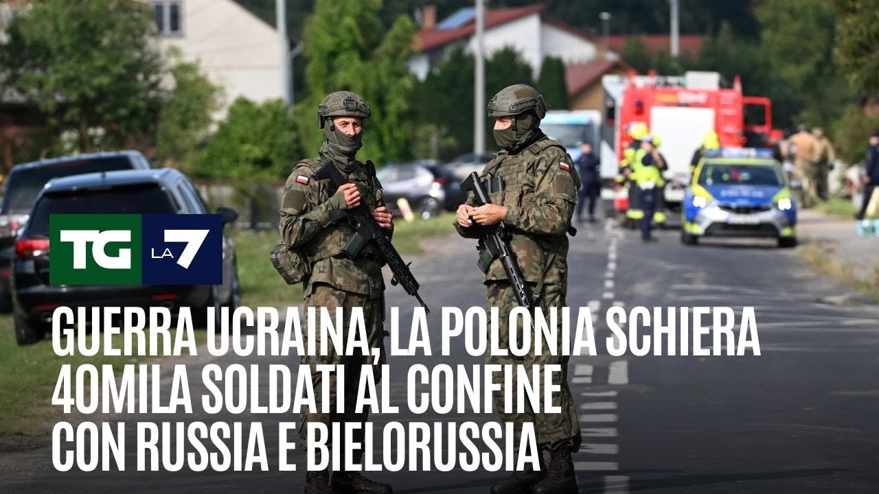 Guerra Ucraina, la Polonia schiera 40mila soldati al confine con Russia e Bielorussia