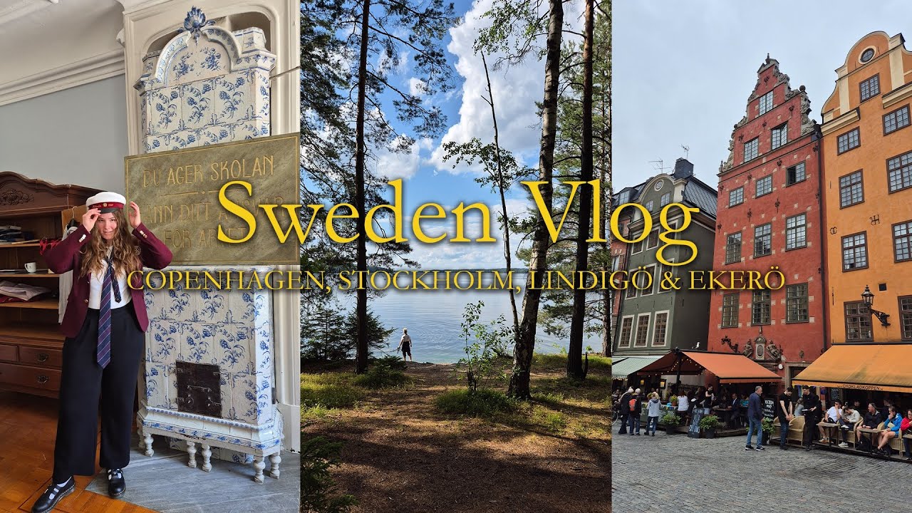 Sweden vlog | Visiting Young Royals Filming Locations, Stockholm and Copenhagen 🇸🇪