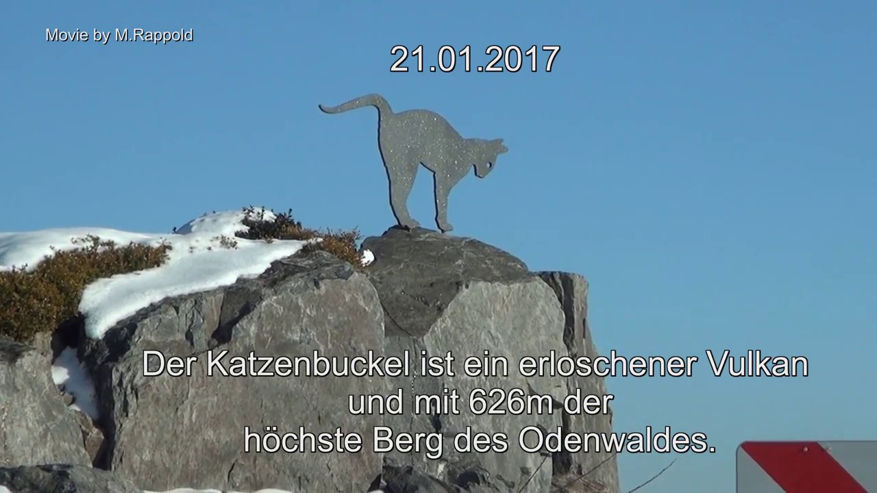 Katzenbuckel Odenwald im Winter  , Katzenbuckelschanze, Turm