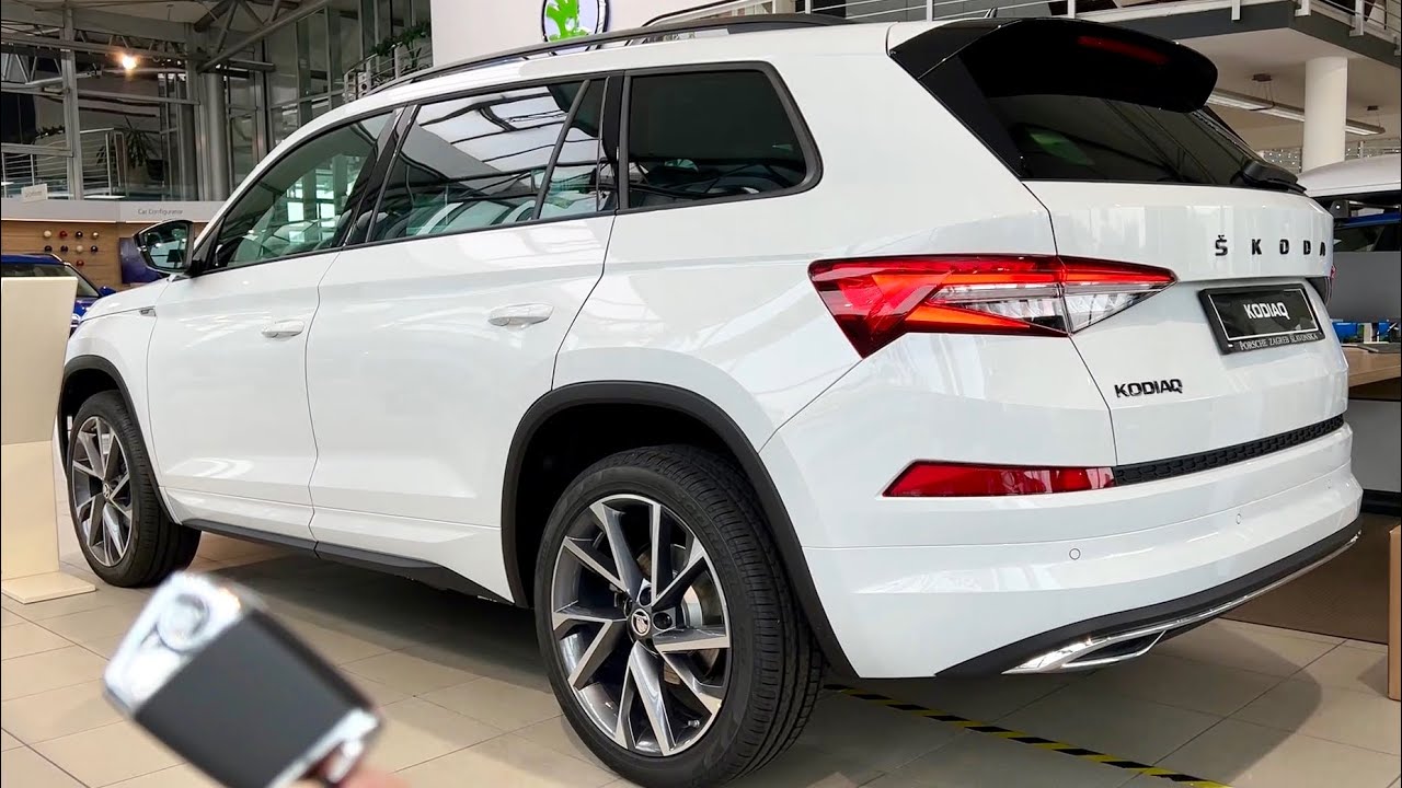 Новый SKODA KODIAQ Sportline 2022 - ПОЛНЫЙ ОБЗОР (экстерьер, интерьер, ЦЕНА)