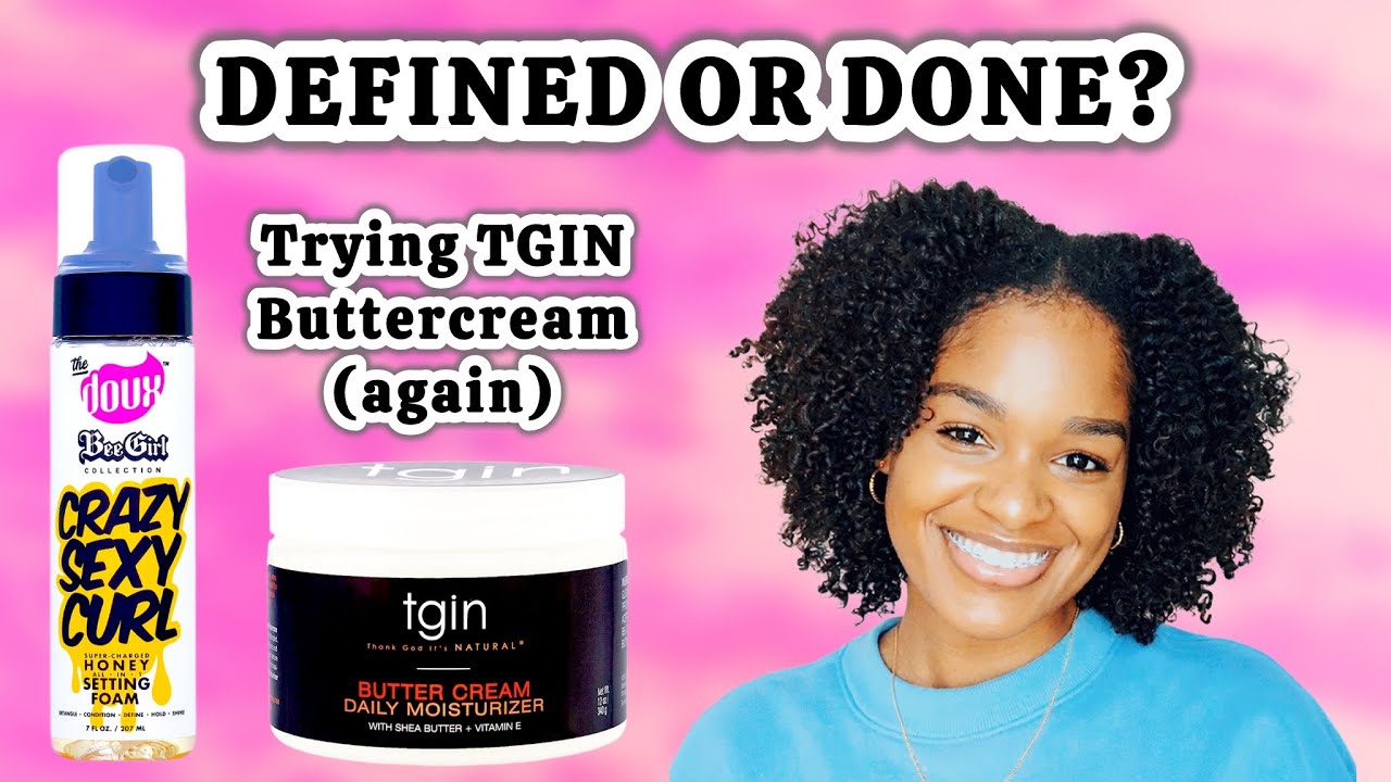 Defined or Done? Another Twistout Attempt with TGIN Buttercream | High Porosity + Fine Strands