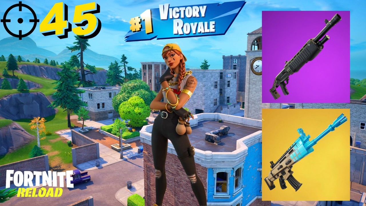 45 Kills SQUAD RELOAD (Fortnite Chapter 7 PS5 Controller) #fortnite