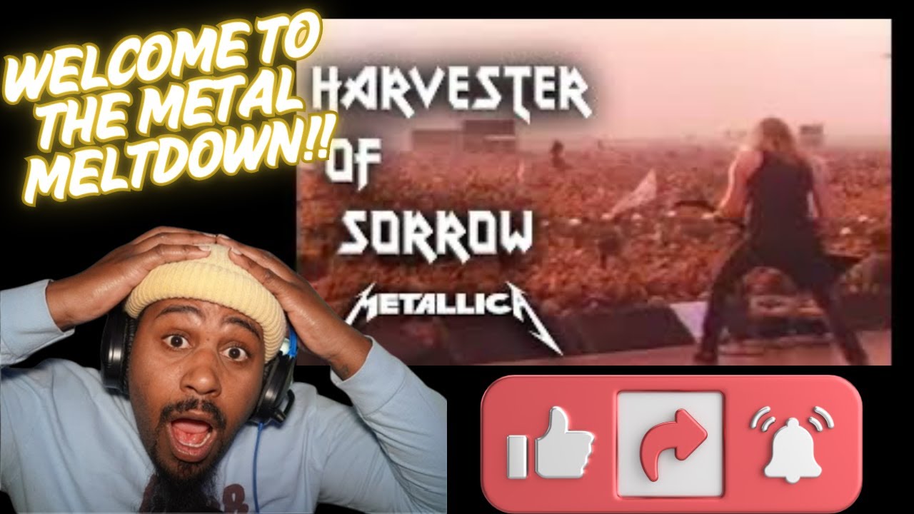 METALLICA - HARVESTER OF SORROW LIVE MOSCOW 1991 | FIRST TIME HEARING REACTION | 100 DAYS WITH TEDDY
