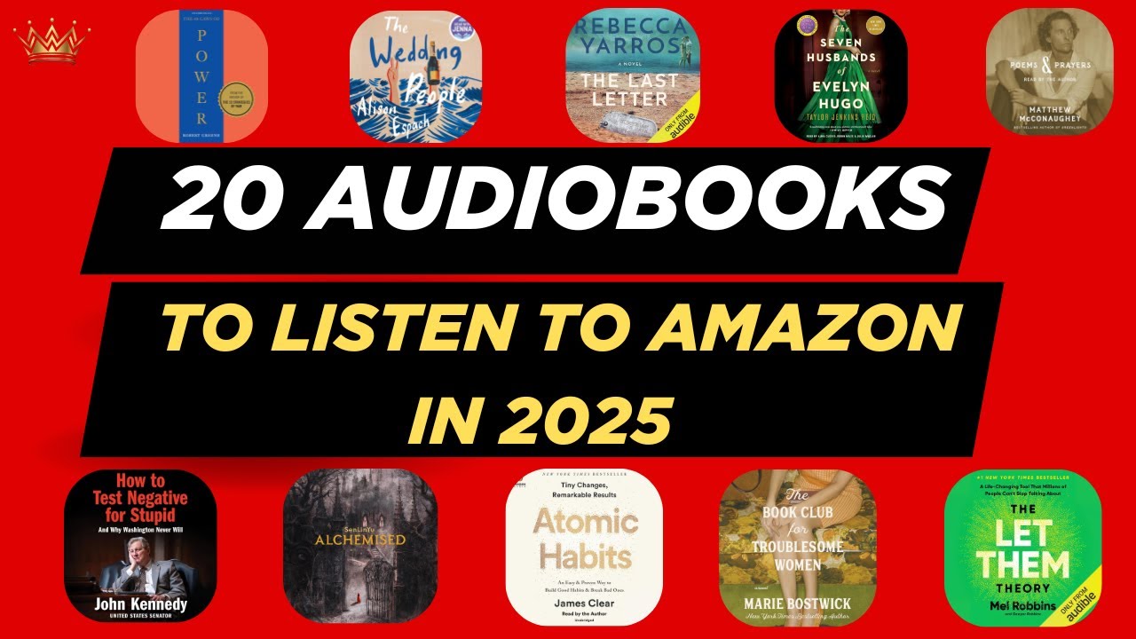 Top 20 Most Viewed Amazon Audiobooks 2025 | HTD Finds