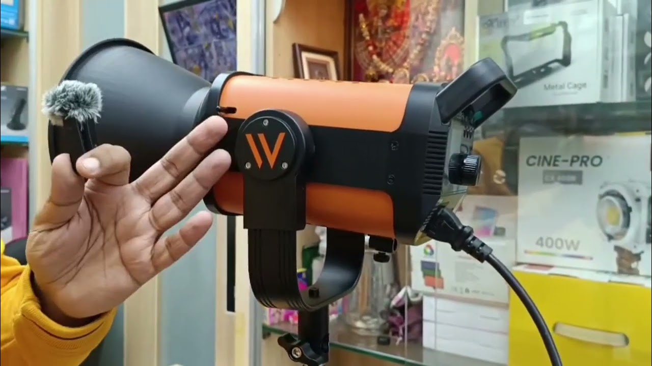 Nanlite fs300b vs welborn vl500b cob led video light power output comparison 