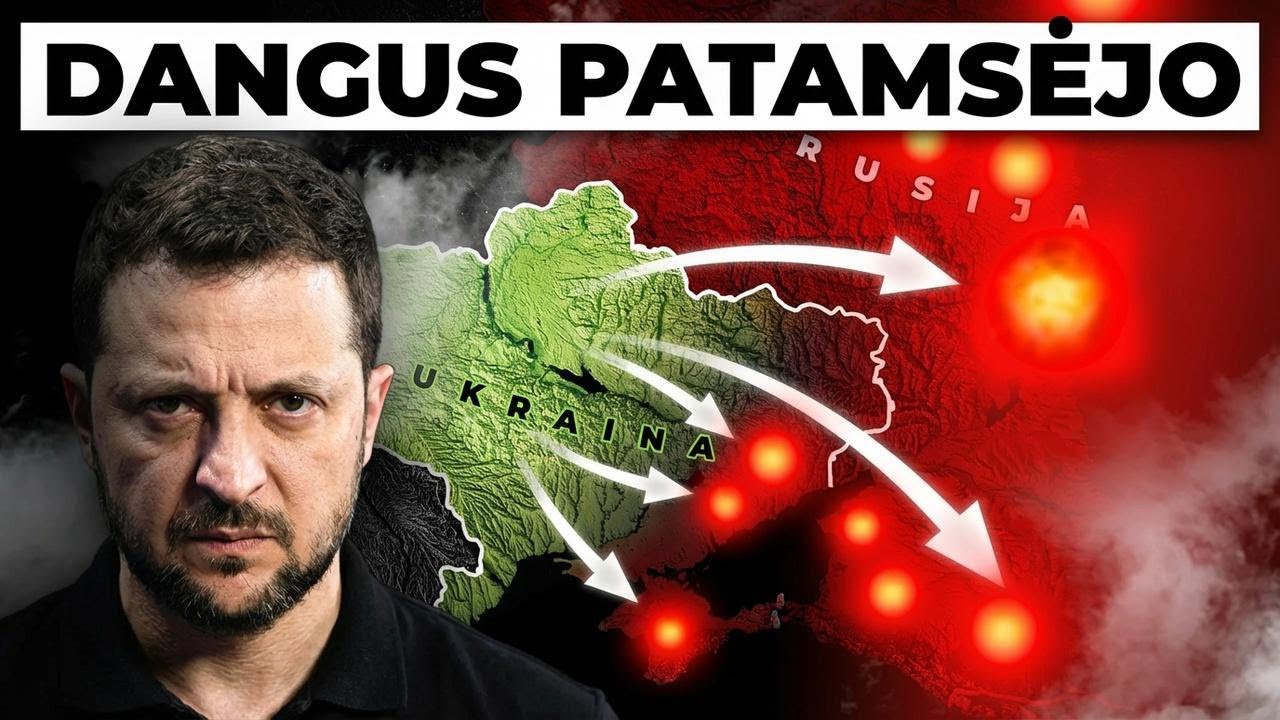 Ukraina paleidžia raketų audrą – Putino karo mašina liepsnose, dega Rusijos strateginės bazės