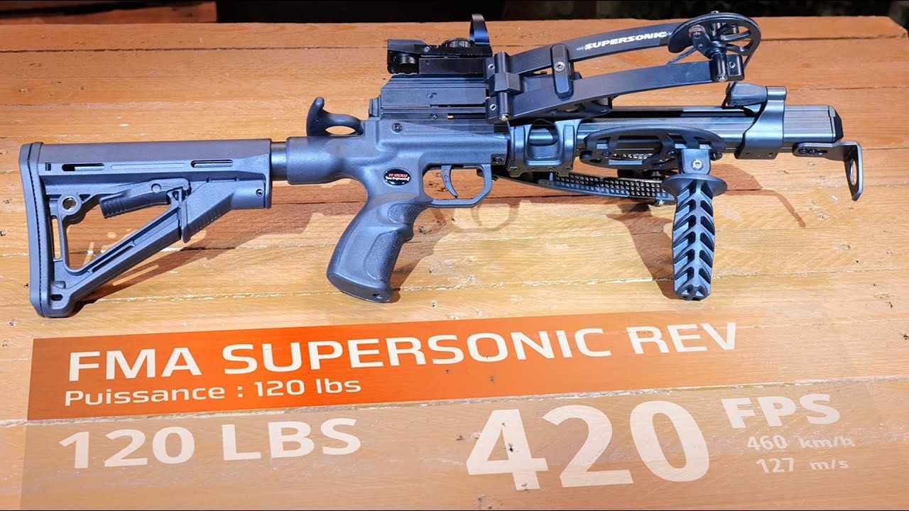 L'arbal&egrave;te Supersonic REV - Tuto complet et d&eacute;monstration d'armement + tir !