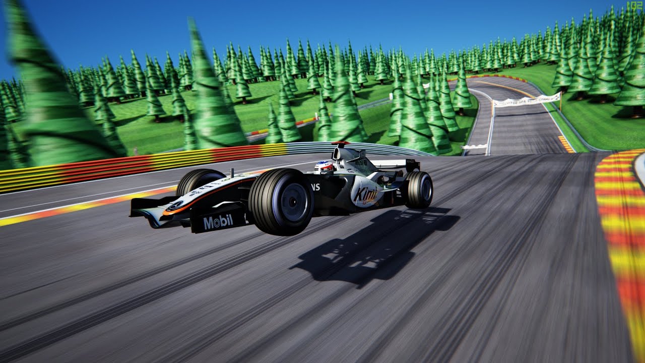 Mini-Spa Hotlap in the Mclaren MP4-20