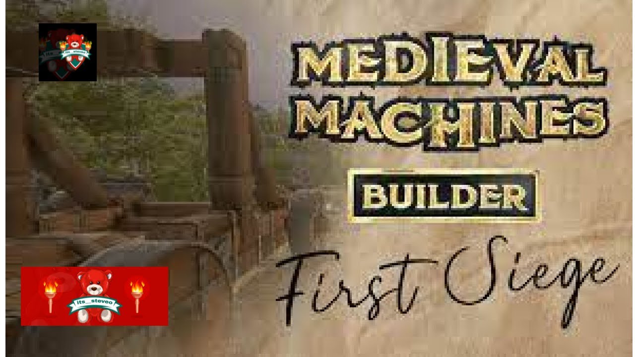 Medieval machines builder - first siege FIRST LOOK