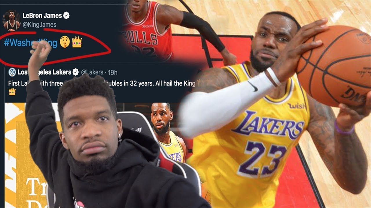 ALL HAIL THE WASHED KING!! Los Angeles Lakers vs Chicago Bulls - Full Game Highlights