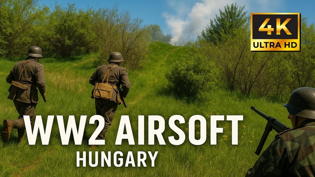 Hatalmas WWII Airsoft &Uuml;tk&ouml;zet Magyarorsz&aacute;gon 🔥 Massz&iacute;v Vil&aacute;gh&aacute;bor&uacute;s Csata 4K-ban!